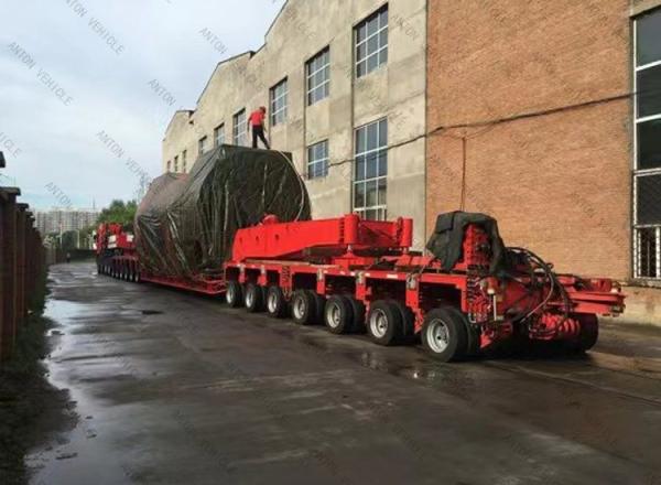 Customization 150t-200t Hydraulic Modular Lowboy Semi Trailer for Cylinder Goods