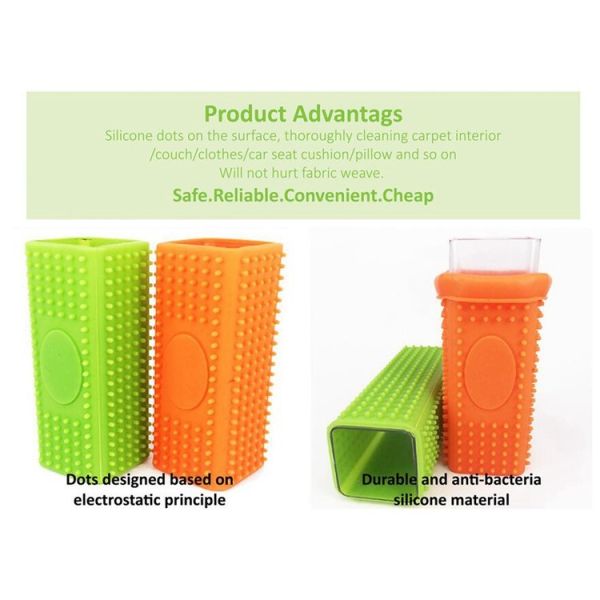 Best Quality Hair Remover Soft Reusable Cleaner Innovative Durable Silicone Pet Hair Brush