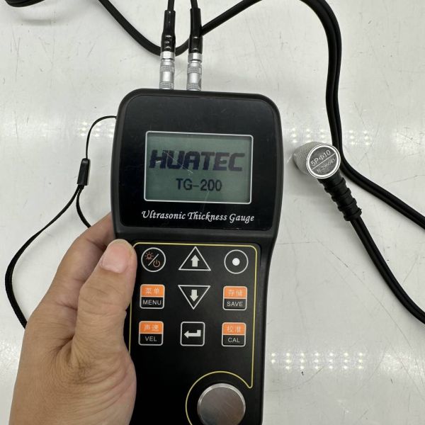 TG-200 High Precision Through Coating Ultrasonic Wall Thickness Gauge Optional Cast Iron High Temp Probes Petroleum Shipbuilding Inspection Equipment