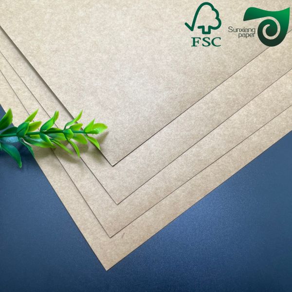 FSC Bleached Machine Glazed Kraft Paper  300gsm 350gsm  Food Grade Packaging Solution