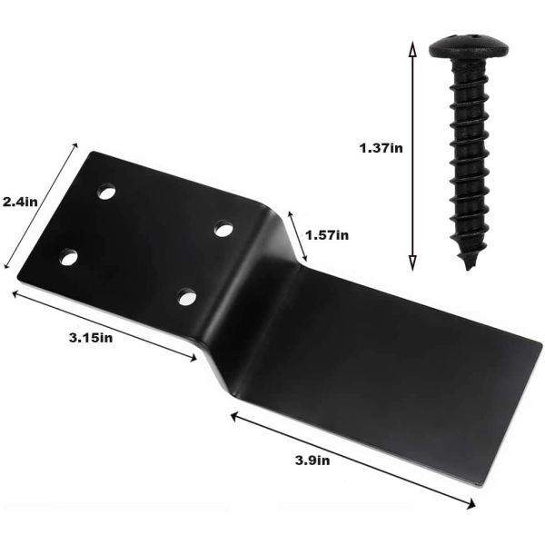 Укрепите свои двери с помощью Z-образных черных защитных замков