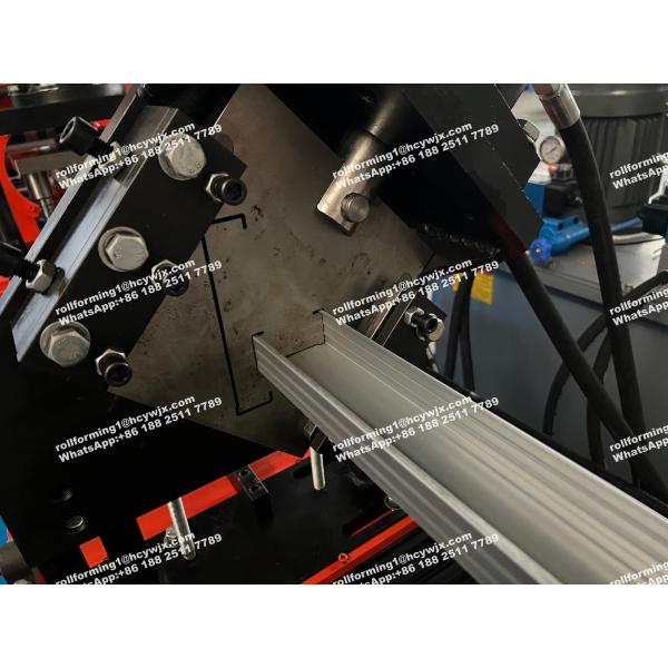 Automatic Opening and Closing Stud and Track Roll Forming Machine with 0.8-1.8mm Thickness 0-35m/min Capacity and 21.5kw Power
