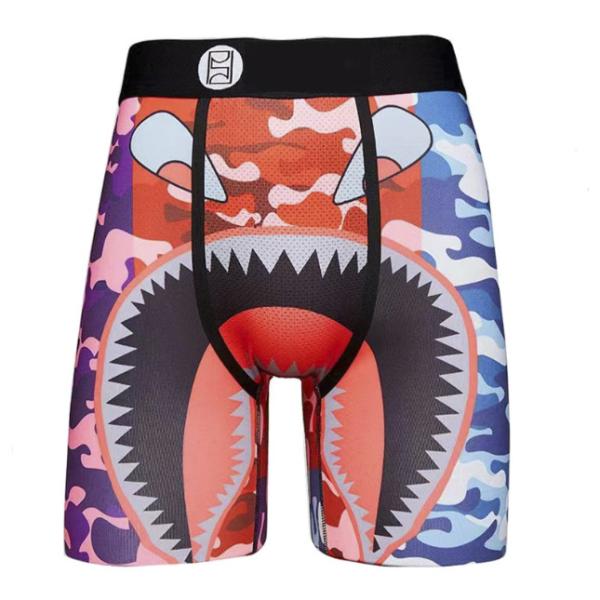 Knitted Mens Polyester Boxers S-3XL Floral Pattern Gym Taslan Shorts