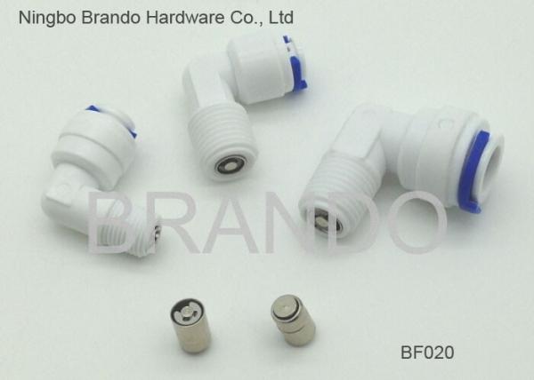 Elbow as peças plásticas da osmose reversa da válvula de verificação da água, peças do sistema do ro