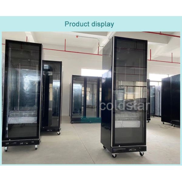 Commercial Glass Door Bottle Cooler Display Fridge For Beer Cold Drink