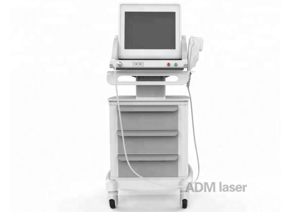 Portable Face And Body Lifting Machines , 7MHz 4MHz Hifu Ultrasound Machine