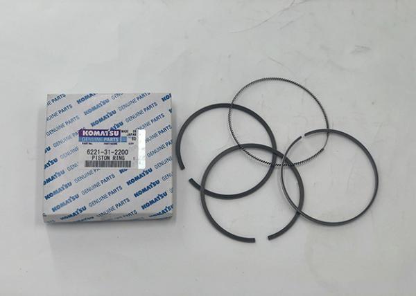 S6d108 Komatsu Excavator Parts Piston Ring High Temperature Resistant