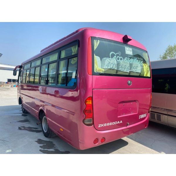 Used Yutong Buses Model ZK6660 24 Seats Used Passenger Bus Euro IV Steel Chassis Front Engine Left Steering