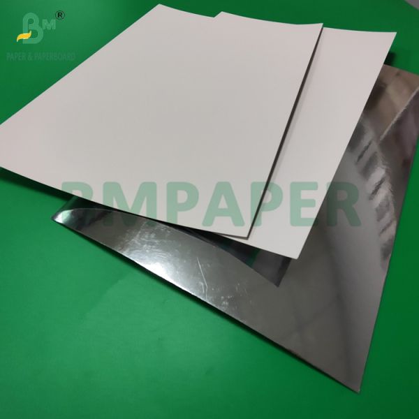 425gsm Shiny Silver Metallized Cardboard For Toothpaste Box 700 x 1000mm