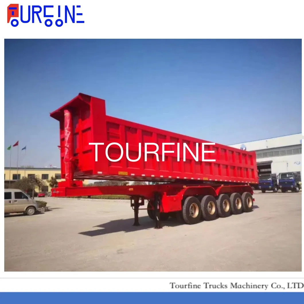 Heavy Duty 3 Axle 35 CBM Tipper Semi Trailer for Construction and Mining Applications