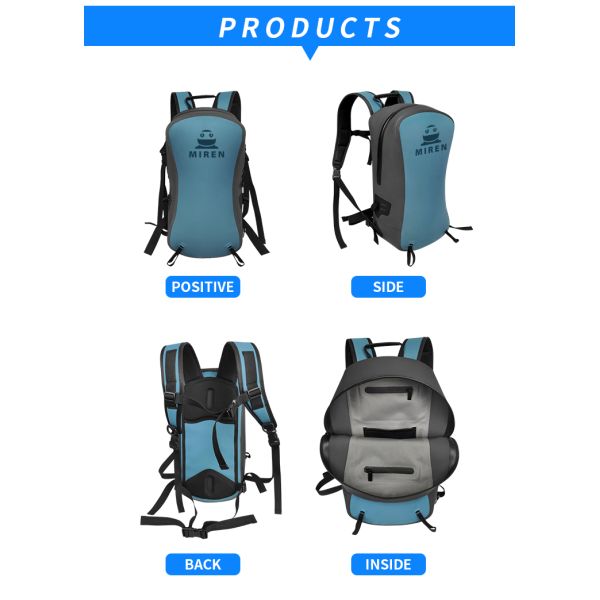 Sac à dos imperméable de camping de TPU, OEM de randonnée extérieur du sac à dos 13L