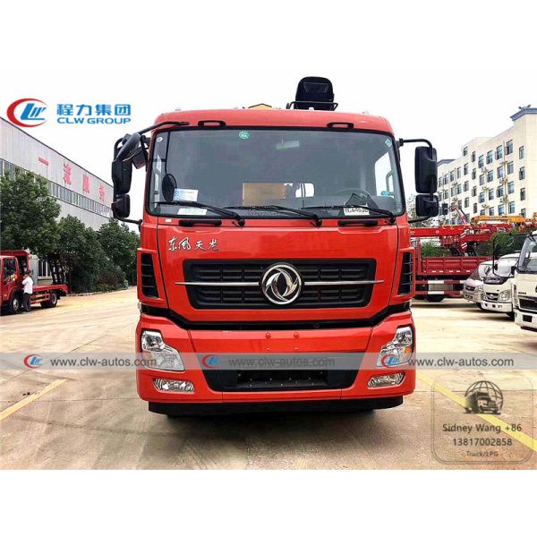 8x4 Dongfeng Kingland Truck Mounted Telescopic Crane With Construction Equipment