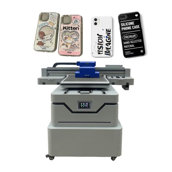 High Quality Factory Outlet A1 Size 6090 UV Flatbed Printer XP600 I1600 I3200 Head for Plastic/Acrylic/Metal/Phone Case/Pen