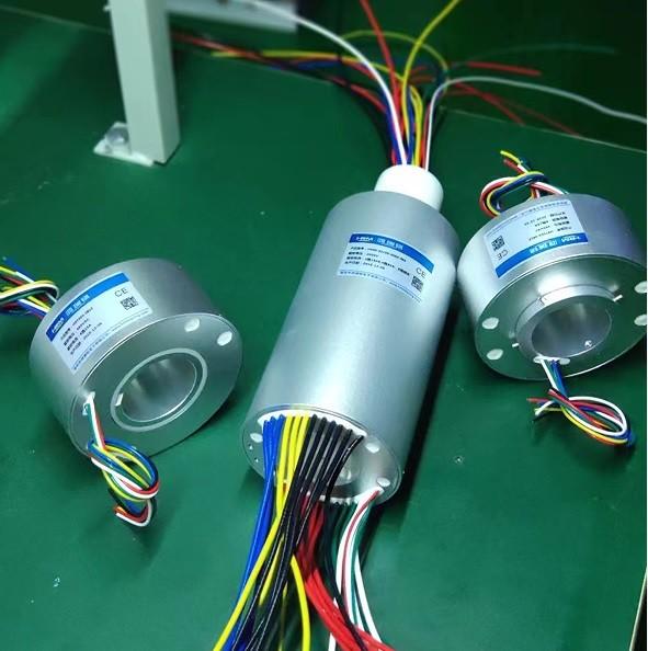 126 Wires Through Hole  Electrical Slip Ring Multi Circuits Contact  Custom slip ring for any mechnical equipment