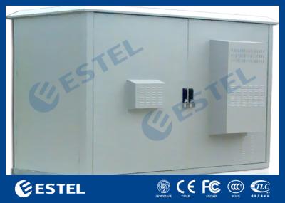 Dois estrutura montada IP55 de uma comunicação do refrigerador do compartimento armários exteriores