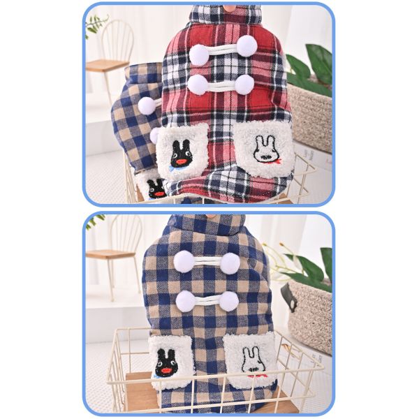 Осень/зима на открытом воздухе хлопчатобумажные свитера пальто Уплотненные собачьи пальто