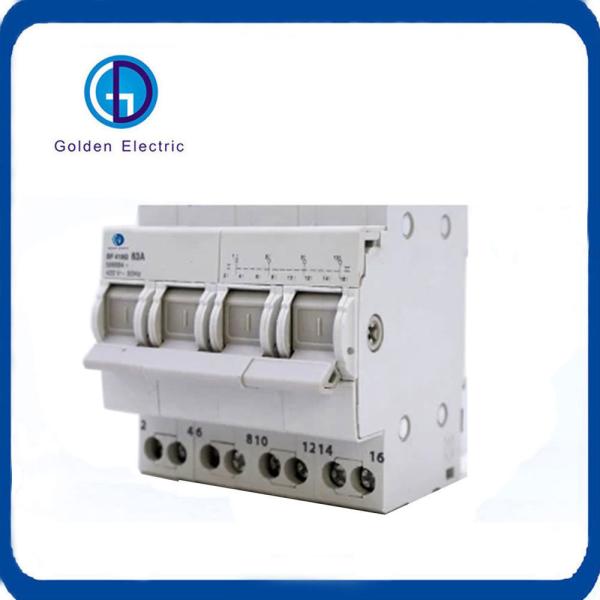 Interruptor de transferência manual modular montado em trilho DIN 4P 32A com saída dupla