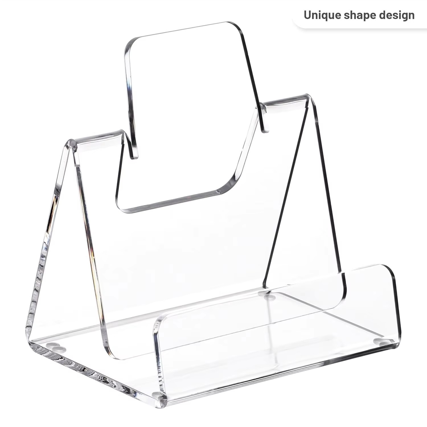 Book Acrylic Display Stand Acrylic Postcard Display Holder 4X6