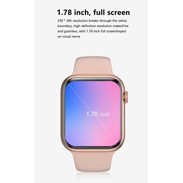 2021 первоначальный андроид p IOS SmartWatch кровяного давления монитора тарифа сердца отслежывателя фитнеса звонка 44mm дозора IWO YY21 умный