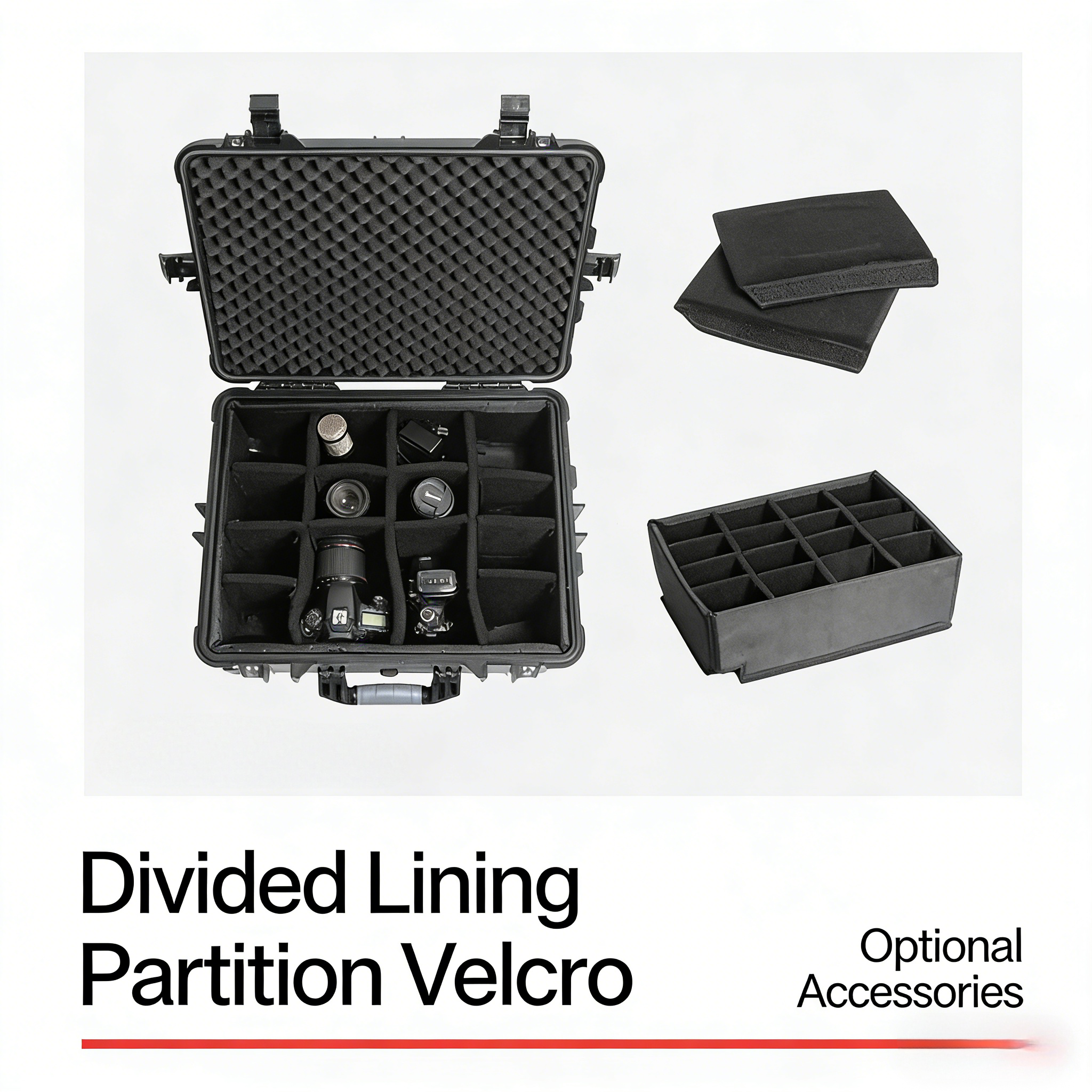 Instrument Protective Case Plastic Equipment Trolley Case Waterproof Case Foam Shockproof Case