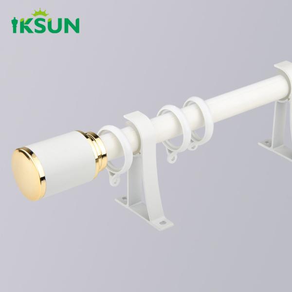 Window Good Quality Aluminum Window Accessories Curtain Poles 1.2mm Curtain Rod Sets Curtain Poles