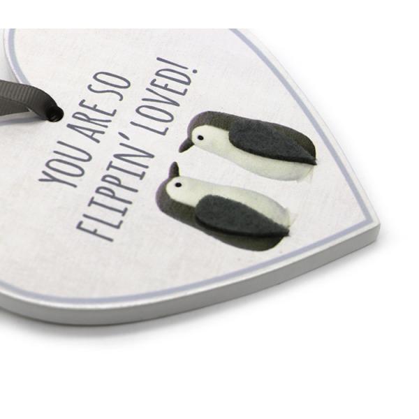 White Love Shape Wooden Wall Plaques , Small Wooden Plaques With Sayings