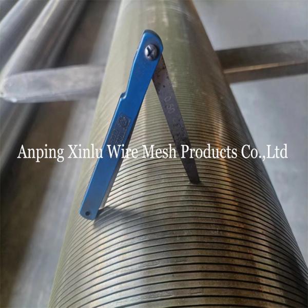 205 Water Well Screen Pipe with Slot Size 0.020 Wound Screen Wire Wrapped Slotted Liner