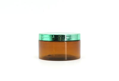 Frascos cosméticos do espaço livre 300ml ambarino do ANIMAL DE ESTIMAÇÃO 64mm