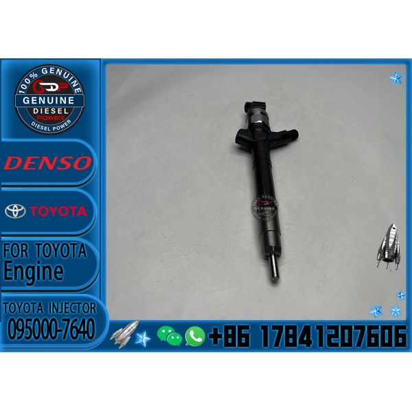 Инжектор топлива Common Rail 095000-7640 для TOYOTA 2AD-FTV 23670-0R170 23670-0R120 23670-0R020 23670-0R070