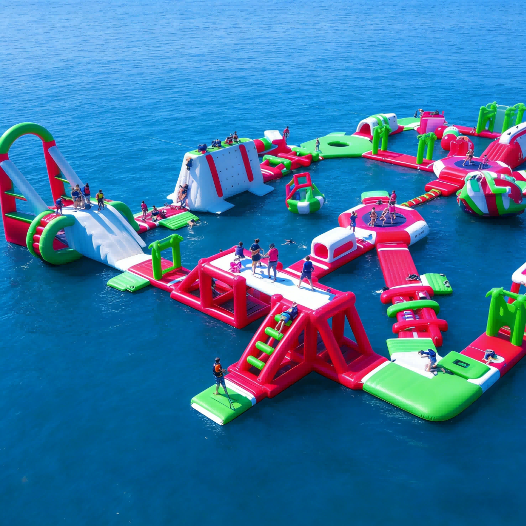 China Factory Import Adult Inflatable Floating Water Park Obstacle Course Large Water Park Equipment Inflatable Water Playground