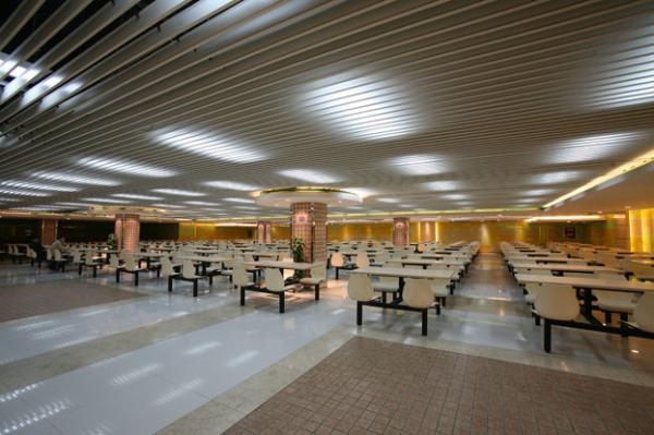 Metal Aluminum False Ceiling For Hall Easy  Installation Wood / Bamboo  Look
