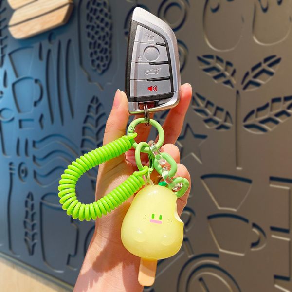 Мультсериал ключевой цепочка набор мягкий прикосновение фруктовый подвесок ключевой кольцо для детей вечеринка благосклонность школы и офиса