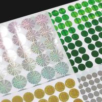 Contrefaçon d'autocollant de vinyle d'hologramme de PVC d'étiquette adhésive anti