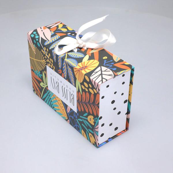Swimwear Dress Pants Garment Packaging Box With Ribbon And Satin
