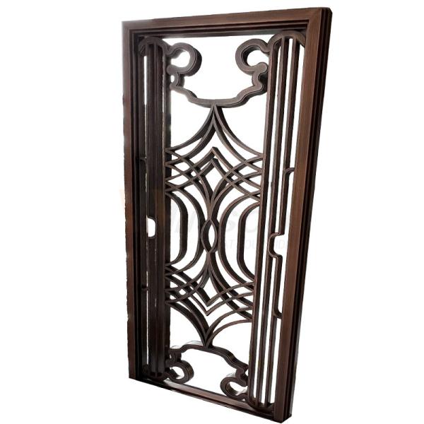 Red Bronze Hairline Surface Inox Stainless Steel Sheet Dividers 304l Room Divider Screen