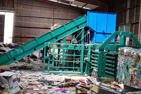 Stable Performance Stainless Steel Baler Horizontal Cardboard Baler Long Service Life
