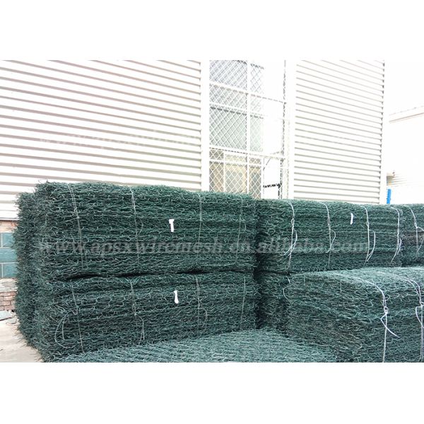 High Zinc Coating Gabion Box Anti Rust Anti Corrosive  2.2mm Dia