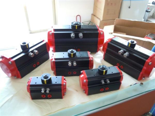 ATEX CE certificate pneumatic rotary actuators control valves aluminum alloy quarter-turn pneumatic actuator