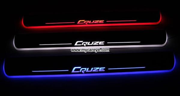 Holden Cruze auto accessory LED moving door scuff led lights suppliers