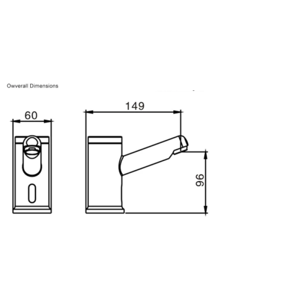 Hot Cold Water Mixer Tap Sensor Kitchen Bathroom Faucet for Modern Automatic Hand Wash