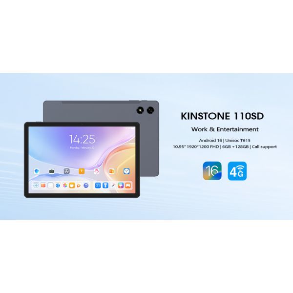 Kinstone 10.95inch Andriod 16 Tablet PC 8000mAh, 1200*1920 FHD Incell, 6GB+128GB