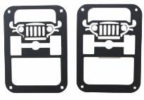 Pair Rear Lamp Shade Tail Light Covers Trim Protector For Jeep Wrangler ,Car models Style