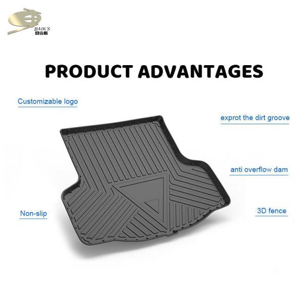 Sunny Abs Trunk Tray Rear Car Boot Mat For Nissan Almera N18 2019 Onwards