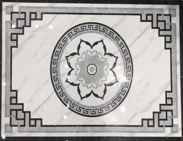 600x600mm White Carrara Crystal Polished Porcelain Tile