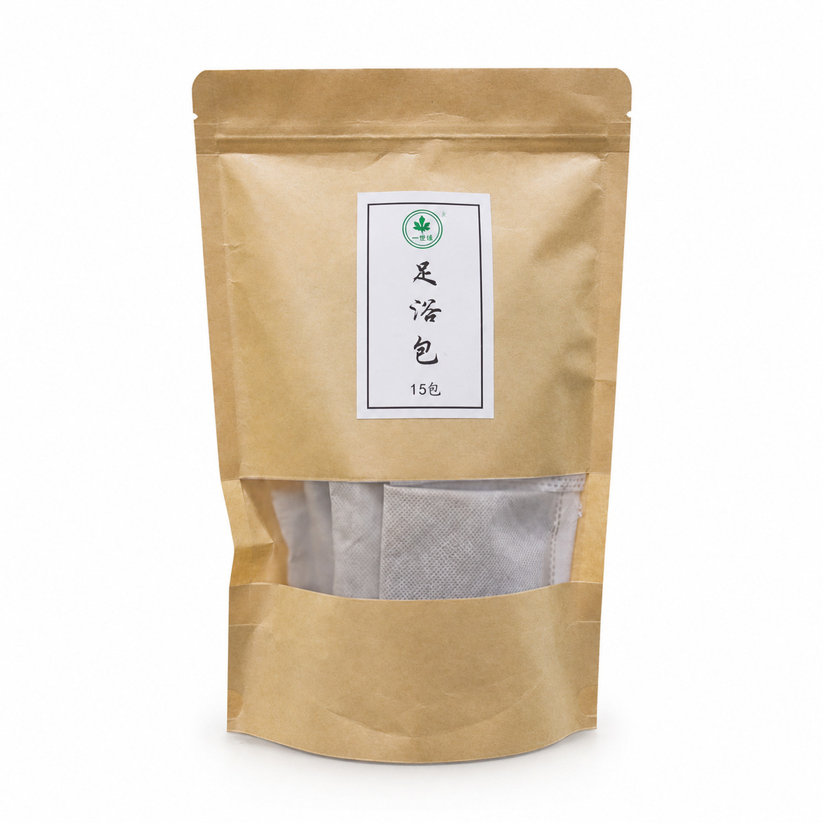 Qiai Mugwort Foot Soak Pack with 15 Inner Sachets for Wholesale Supply