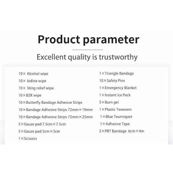 Portable Emergency Medical Supplies & Training Aid Devices Case Home EVA First-Aid Box