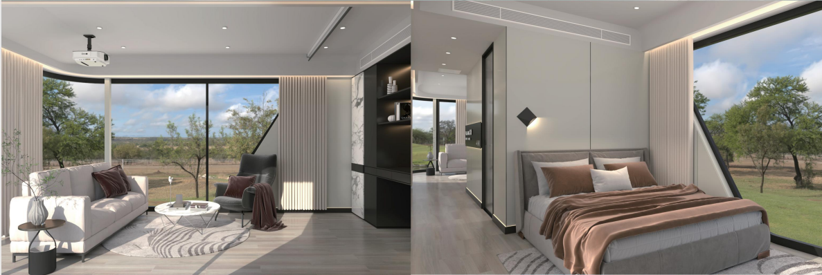 Steel Mobile Tiny Prefab Container Homes Portable Capsule House Apple cabin