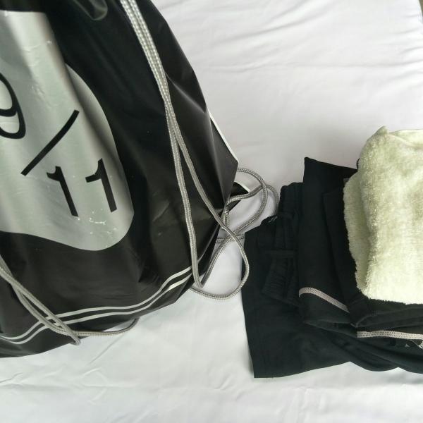 Transparent Rope Bag Rucksack , Black Outdoor Clear Plastic Drawstring Bags