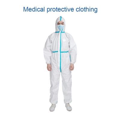 Combinações descartáveis respiráveis não tóxicas, terno protetor médico do hospital