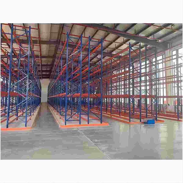 CE Certified Warehouse Storage Pallet Racking System with Vna Very Narrow Aisle Structure